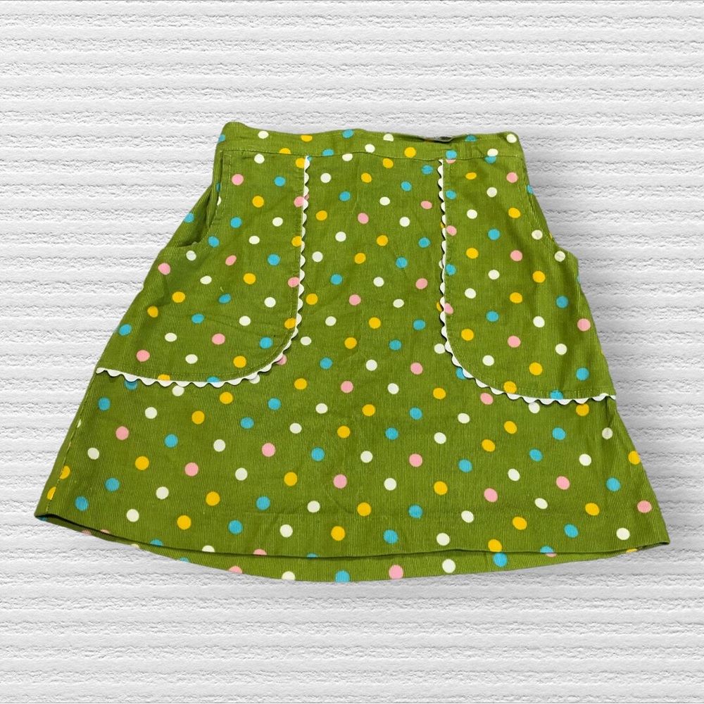 Blessed Be The Name Green Corduroy Skirt